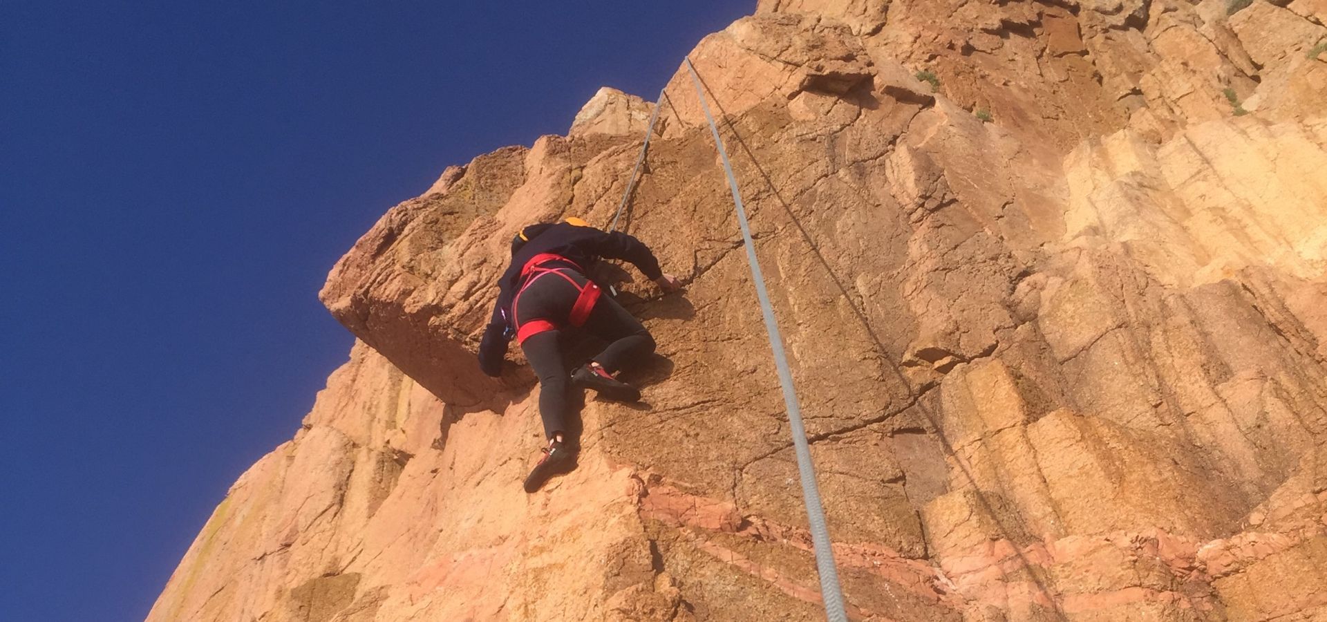 Rock Climbing with Jersey Adventures Tours & Activity Session Visit Jersey